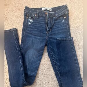 Abercrombie & Fitch super skinny high rise jeans